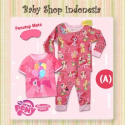 PU583 Piyama 3in1 Pony Piyama Anak Import Murah Pinky Pie Little Pony  large
